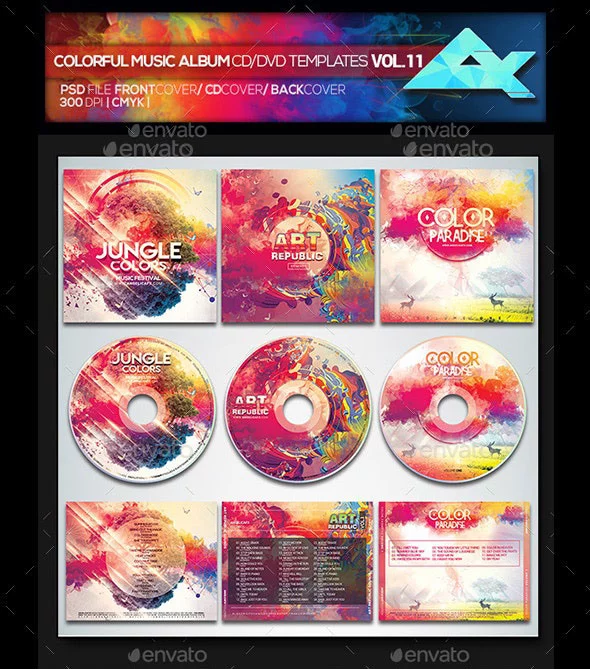 cd cover template photoshop free download