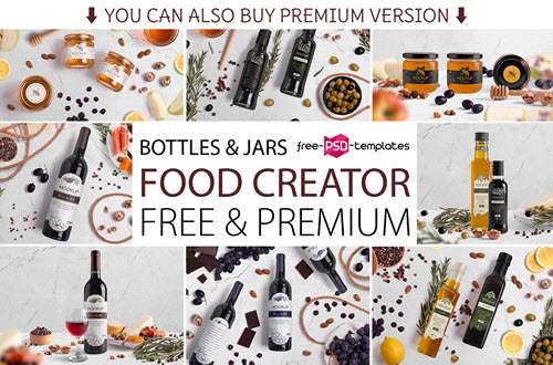 Download 35 Premium And Free Food Scene Generators Mockup Creators 2019 Free Psd Templates