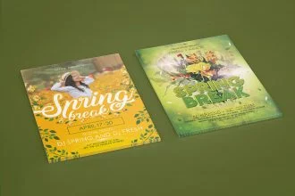 35 Free Spring Break Flyer Templates (PSD) + premium versions