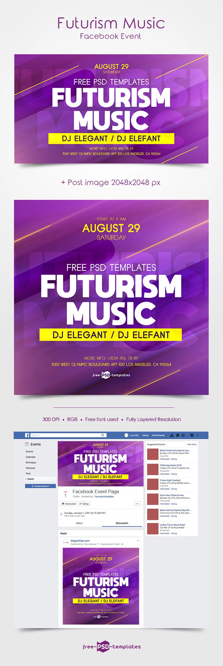 Free Futurism Music Facebook Event Page