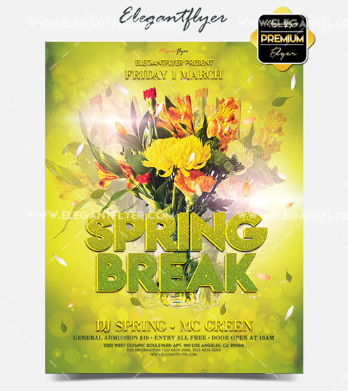 Top 35 Premium & Free Spring Break PSD Templates for Event Promotion