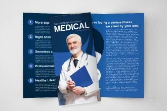 Free Medical Tri-Fold Brochure in PSD