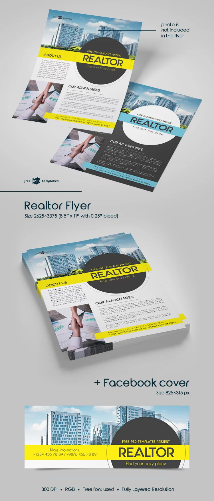 Free Realtor Flyer in PSD
