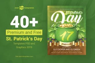 40+ Premium & Free St. Patrick’s Day Templates PSD and Graphics 2019