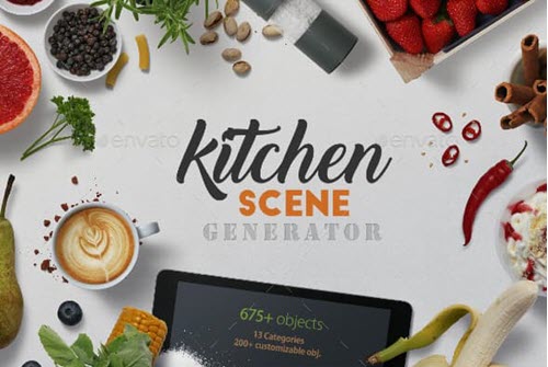 Download 35 Premium And Free Food Scene Generators Mockup Creators 2019 Free Psd Templates