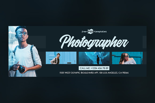 Free Photographer Facebook Cover Free Psd Templates