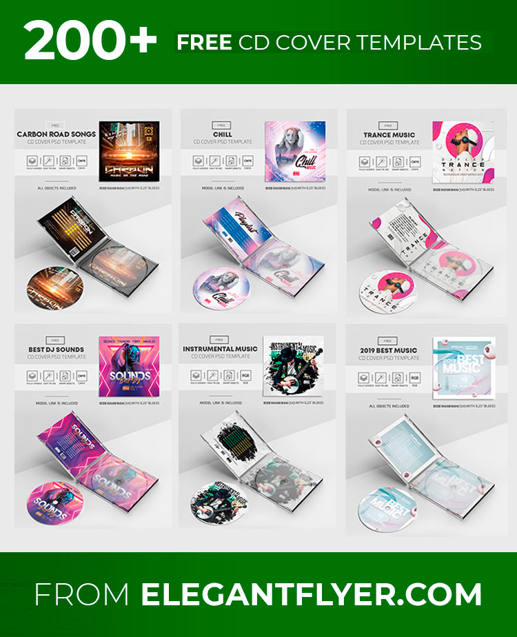 64 Free Cd Dvd Cover Templates In Psd For The Best Music And Video Premium Version Free Psd Templates