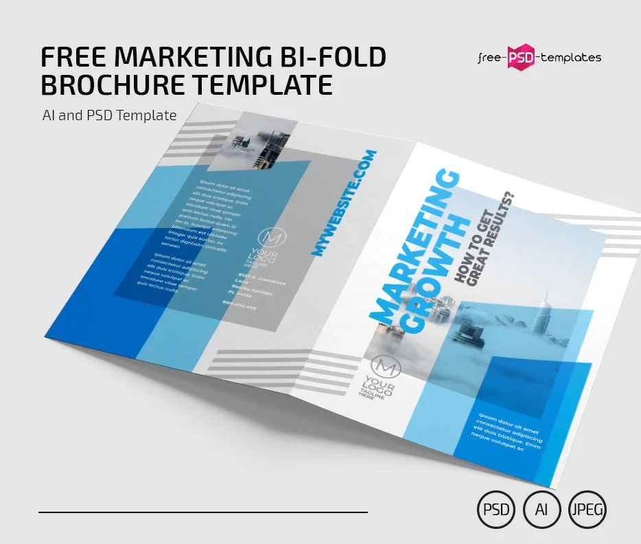 105+ Free Psd Tri-Fold & Bi-Fold Brochures Templates For Promoting Lots Of  Ideas & Premium Version! – Free Psd Templates