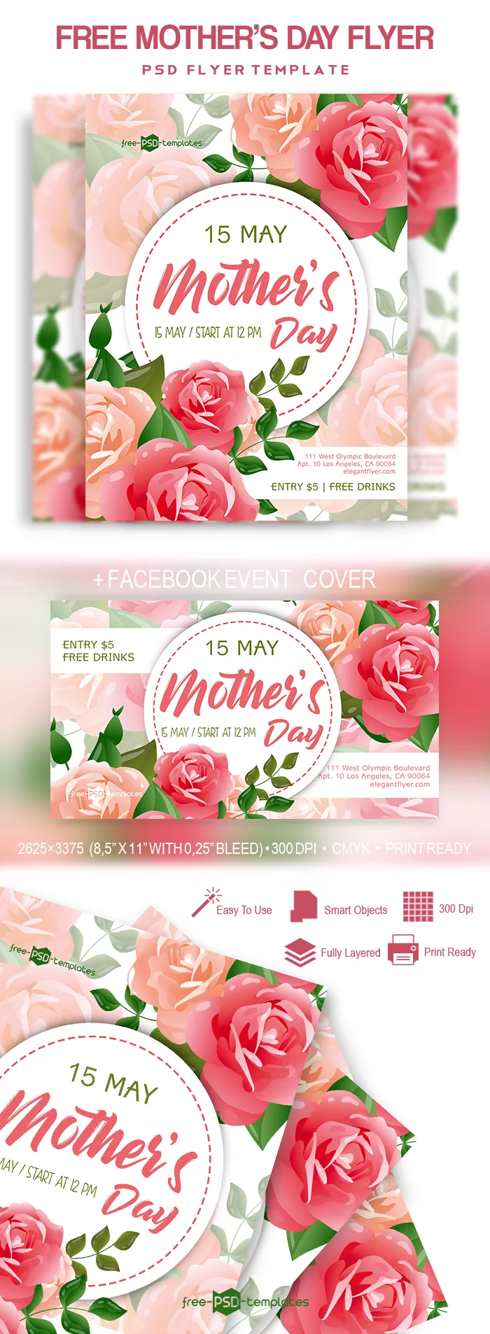 Free Mother’s Day Flyer in PSD