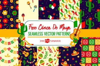 Free Vector Cinco de Mayo Patterns