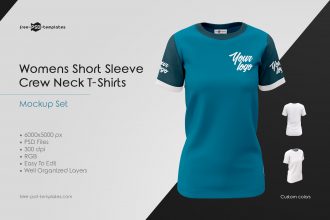 Download Free Female T Shirt Mock Up In Psd Free Psd Templates