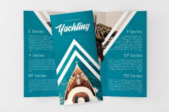 Free Yachting Tri-Fold Brochure in PSD