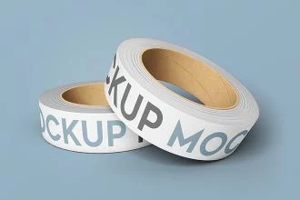 2 Free Duct Tape Mock-ups in PSD