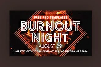 Free Burnout Night Facebook Event Page