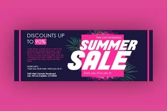 Free Summer Sale Facebook Cover