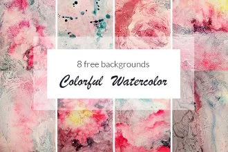 Free Colorful Watercolor Background