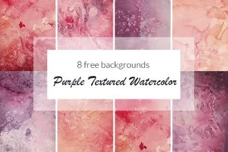 Free Purple Textured Watercolor