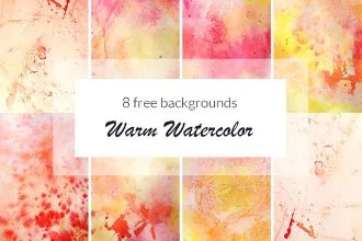 Free Warm Watercolor Background