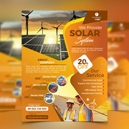 Solar Flyer Templates Free Download