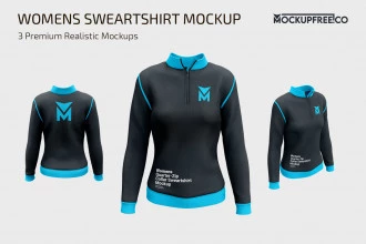 Women’s Sweatshirt Mockup Set