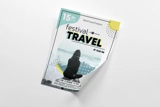 Free Travel Flyer in PSD