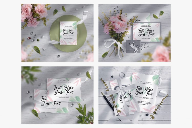 Download 30 Premium And Free Wedding Mockup Sets Scene Creators 2019 Free Psd Templates PSD Mockup Templates