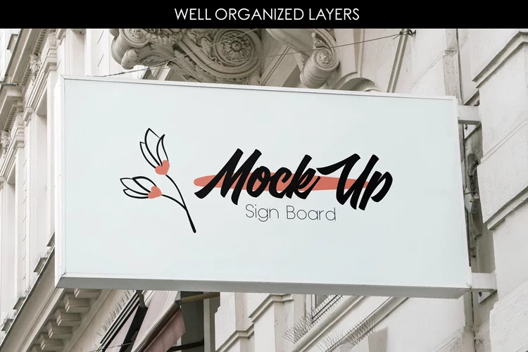 Free Sign Board MockUps + Premium Version