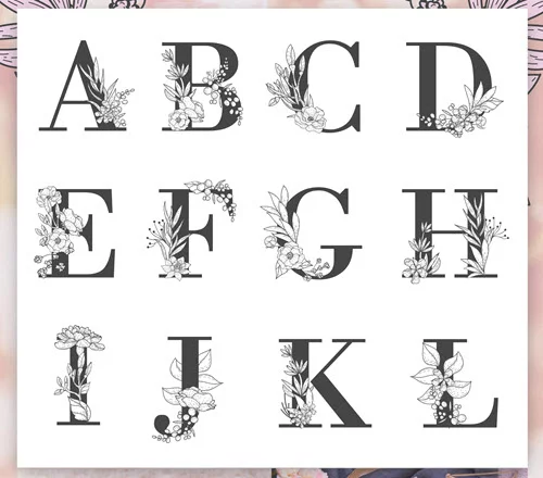 Stylish Alphabet Letter Template – 10+ Free PSD, EPS, Format Download