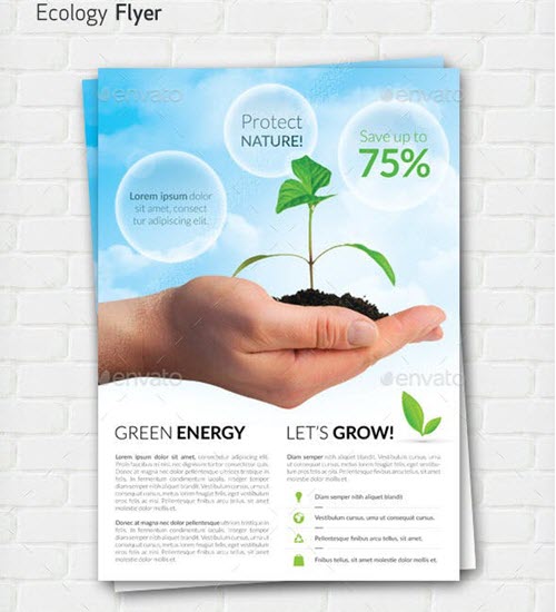 20+ Premium and Free Environmental Protection Flyer & Brochure PSD ...