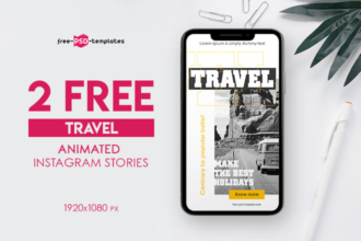 Free Travel Instagram Stories Template psd Free Travel Instagram Stories Template psd