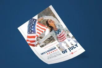 Free 4th July Flyer in PSD