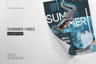 Free Summer Party Flyer Template in PSD Free Summer Party Flyer Template in PSD