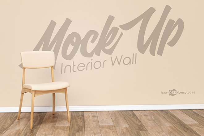 Download Free Interior Wall Mock Up In Psd Free Psd Templates
