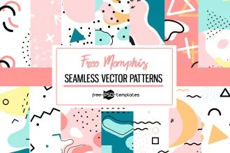 Free Memphis Vector Patterns Set