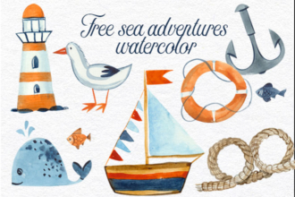 Free Sea Adventures Watercolor Free Sea Adventures Watercolor