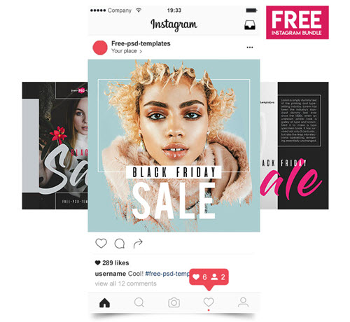 Download 48 Free Social Media Design Templates For Instagram Stories Post And Banners Free Psd Templates