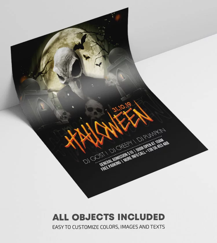 Free and customizable horror templates