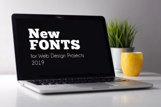 20+ Premium and Free New Fonts for Web Design Projects 2019