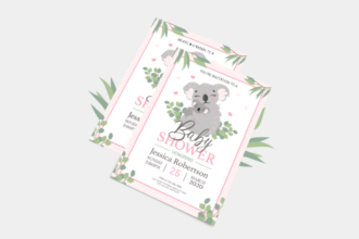 Free Baby Shower Invitation in PSD Free Baby Shower Invitation in PSD