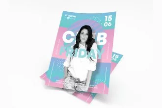 Free Club Friday Flyer in PSD