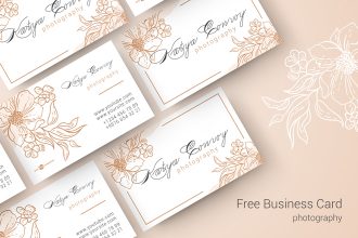 Free Photography Business Card in PSD