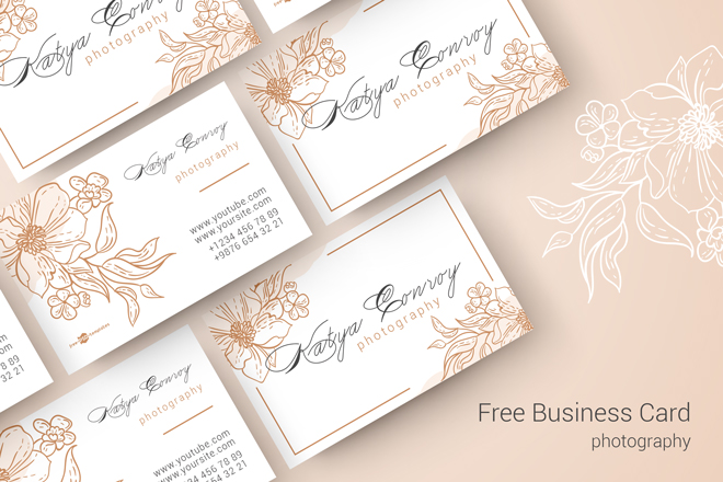 Free Photography Business Card – Free PSD Templates