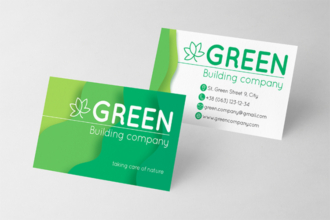 Free Eco Company Business Card Free Eco Company Business Card