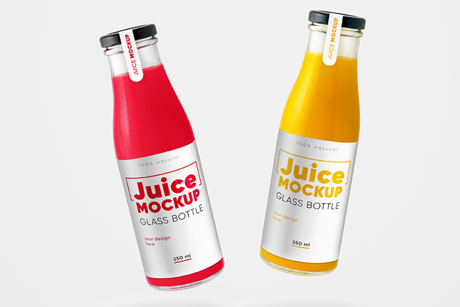 Opsommen temperatuur Gevangene Free Glass Juice Bottle Mockup Set – Free PSD Templates