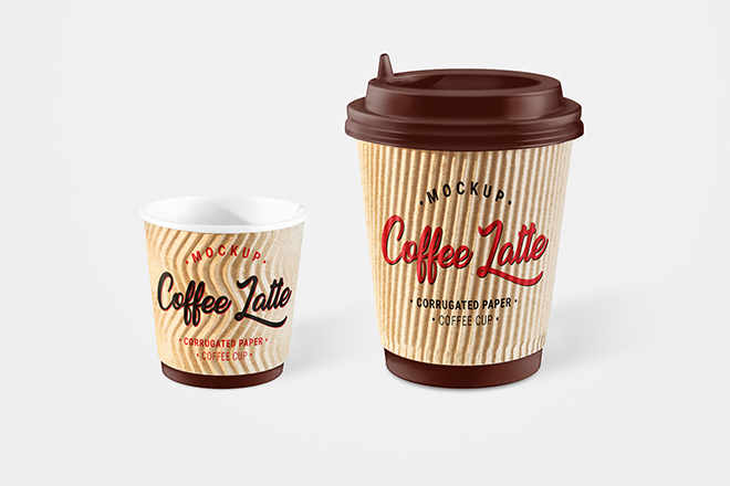 Free Paper Coffee Cup Mockup Set