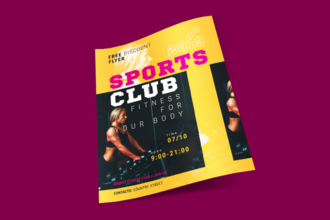 Free Sports Club Fitness Flyer Free Sports Club Fitness Flyer