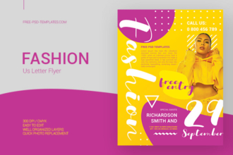 Free Fashion Flyer in PSD Free Fashion Flyer in PSD