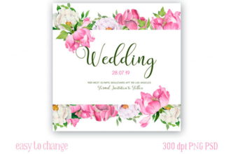 Free Wedding Peonies Watercolor Free Wedding Peonies Watercolor