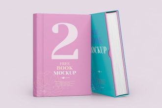 Free Book Mockup Templates in PSD