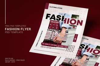 Free Fashion PSD Flyer Template